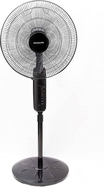 Frigidaire Pedestal Stand Fan with Remote and Timer 18 inches 60W FD9018RC, Black