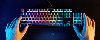 GlorioUS 104-Key Abs Doubleshot Mechanical Keyboard Keycaps - Aura