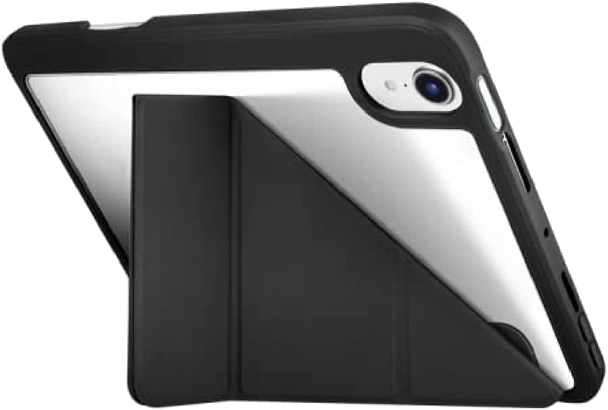 Viva Madrid Fluido Onyx Case With Foldable Stand For Ipad Mini (8.3") 6Th Gen - Black