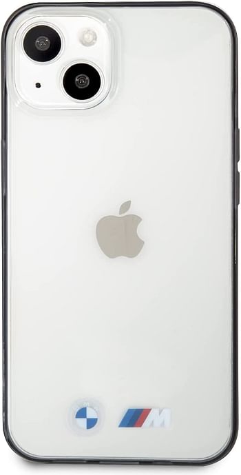 CG Mobile BMW M Collection PC Transparent Hard Case With Matt Black Edges For iPhone 13 Pro (6.7") - Transparent