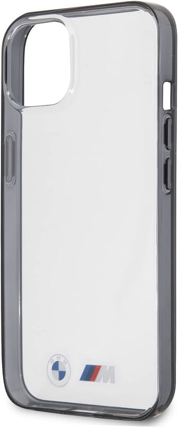 CG Mobile BMW M Collection PC Transparent Hard Case With Matt Black Edges For iPhone 13 Pro (6.7") - Transparent