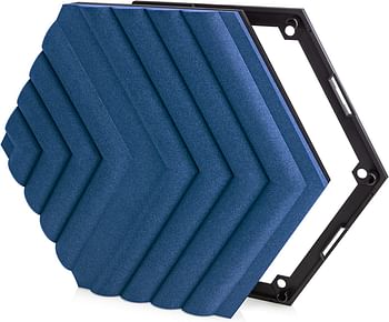 Corsair Elgato Wave Panels, Acoustic Treatment Foam, Black, 20AAL9901/02 /Starter Set/Black