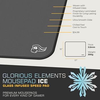 Glorious Element Mouse Pad - Ice Air