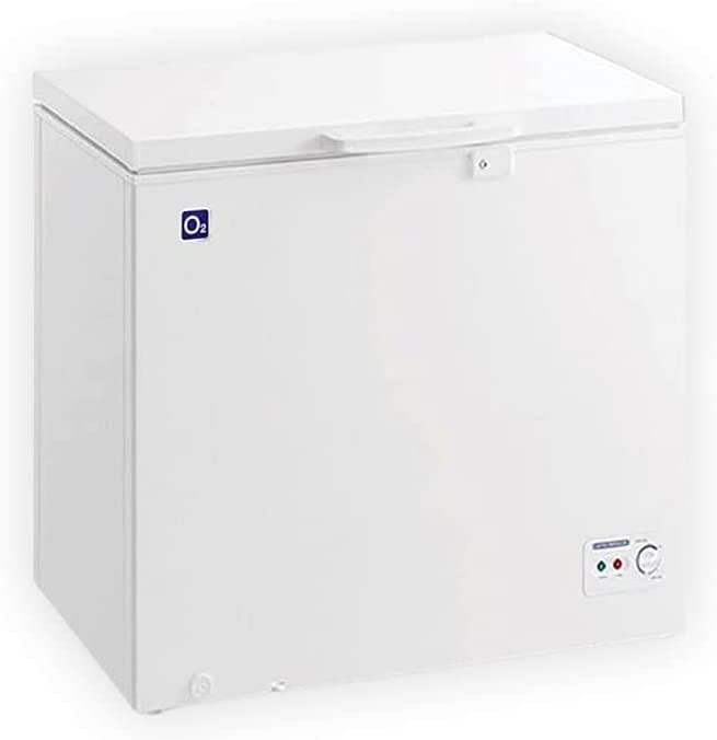 O2 Chest Freezer, 5 Cu. Feet (144 Liter) Capacity, White, OCF-144 White