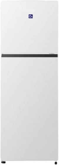 O2 Double Door Refrigerator, 8.7 Cu. Feet (248 Liter) Capacity, White, OBD-248W