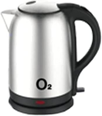 O2 1800-2150W Steel Kettle, 1.7 Liter Capacity