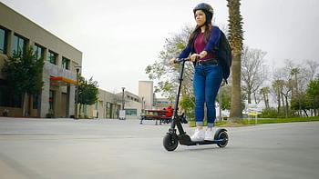 Razor Electric Scooter E Prime Air 24Km/H Adult Electric Premium Scooter, Up to 15mph, 8" Airless Pneumatic Tires, Rear Wheel Drive, Lightweight Aluminum Frame, Foldable Premium Electric Scooter