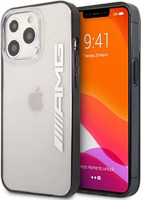 Amg Pu Hard Case With Black Matte Tpu Rim For Iphone 13 Pro (6.1") - Transparent