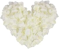 PARTY TIME - 12 Packs White Rose Petals Artificial Flower Petals for Wedding Confetti Flower Girl Bridal Shower Hotel Home Party Valentine Day Flower Decoration
