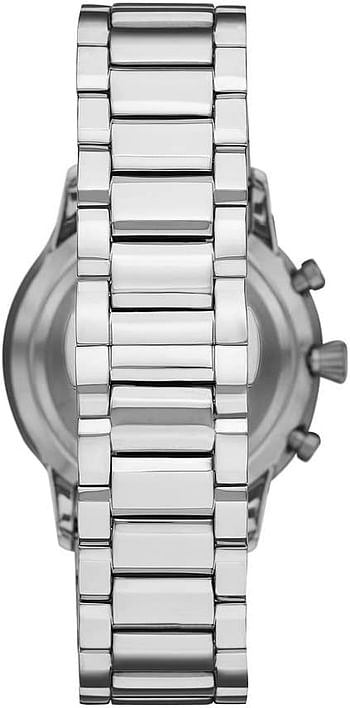 Emporio Armani Men's Chronograph Quartz Watch silver