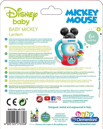 Clementoni Disney Baby Mickey Interactive Lantern - Cranberry