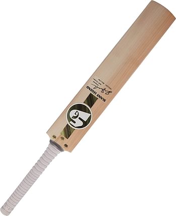 Sg Sunny Legend Grade 1+ English Willow Cricket Bat (Size: Size 5,Leather Ball)