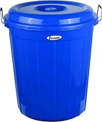 ESQUBE Drum Bucket With Lid 50L Blue, EDR-50-MB