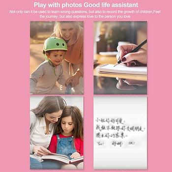 Eacam Portable Label Maker, Mini Pocket Printer for Wrong Question Photo Memo Thermal Printing Student Portable Printer