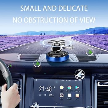 Fancemot Rotatable Helicopter Car Air Fresheners Airplane Car Perfume Fighter New Car Scent Car Freshener Creative Car Smell Air Freshener