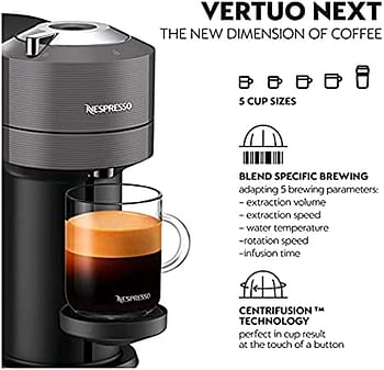 NESPRESSO Vertuo Next Black Coffee Machine