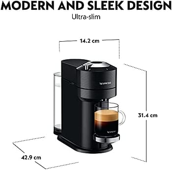 ماكينة تحضير القهوة فيرتو نيكست من نسبرسو - لون اسود - GCV1 12393690