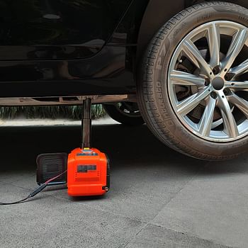 E-HEELP Electric Car Jack Kit 5Ton 12V Hydraulic Car Jack Lift with Electric Impact Wrench for SUV MPV Sedan Truck Change Tires Garage Repair