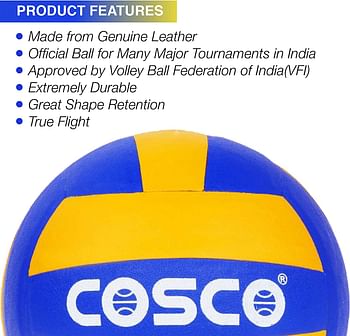 Cosco Unisex Adult Super Volley, Multi-Colour, 4