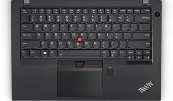 Lenovo Thinkpad T470s ، كور i5 الجيل السادس ، 8 جيجا رام 256 جيجا SSD لوحة مفاتيح إنجليزية ، أسود