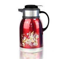 Cyber Stainless Steel Vacuum Flask, 2.5 Ltr - Red