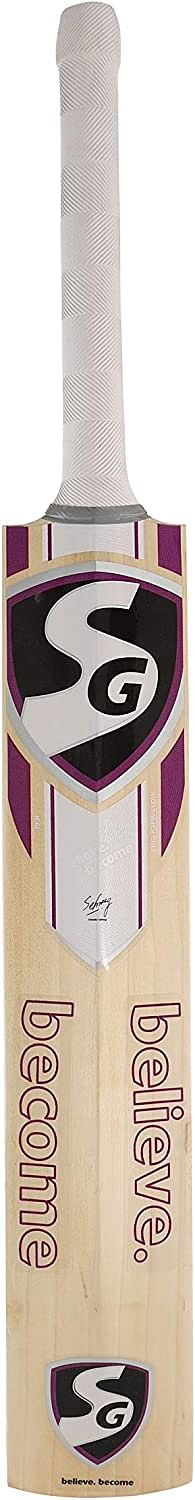 Sg Hi- Score Xtreme Grade 5 English Willow -Cricket Bat (Size: Youth,Leather Ball)