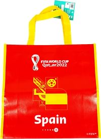 FIFA 2022 Country Reusable Shopping/Tote Bag 37.5cm x 38cm x 11 cm - Spain