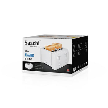 Saachi 4 Slice Toaster NL-TO-4563 - White