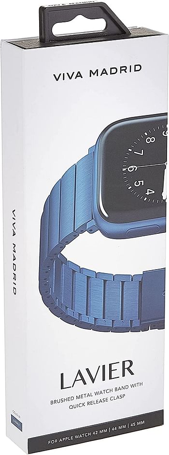 Viva Madrid Lavier Metal Watch Strap For Apple Watch 42/44MM - Blue