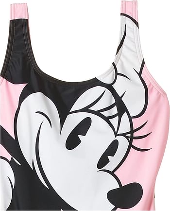 Women's Minnie mouse swimsuit. U-BACK