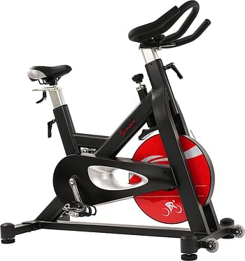 Sunny Health & Fitness Unisex Adult Sf-B1714 Evolution Pro Magnetic Belt Drive Indoor Cycling Bike - Black One Size