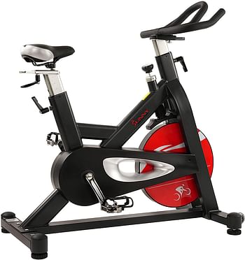 Sunny Health & Fitness Unisex Adult Sf-B1714 Evolution Pro Magnetic Belt Drive Indoor Cycling Bike - Black One Size