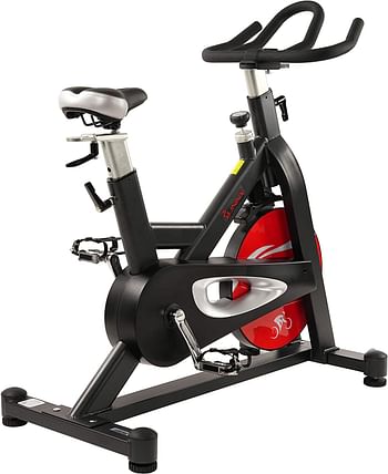 Sunny Health & Fitness Unisex Adult Sf-B1714 Evolution Pro Magnetic Belt Drive Indoor Cycling Bike - Black One Size