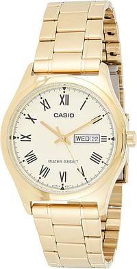 Casio MTP-V006G-9BUDF Stainless Steel Men's Watch Gold Dial