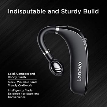 Lenovo HX106 Over Ear Business Bluetooth Headset - Black
