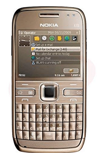 Nokia E72 Mobile - Rose Gold