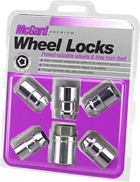 McGard 24538 Chrome Cone Seat Wheel Lock (1/2"-20 Thread Size) - Set of 5