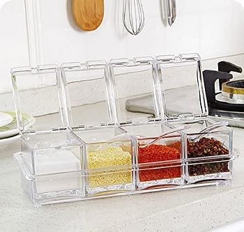 Wheat Straw Flavor Pot Seasoning Bottles Suit The Kitchen Seasoning Salt Sauce Pot Seasoning Box