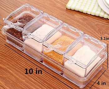 Wheat Straw Flavor Pot Seasoning Bottles Suit The Kitchen Seasoning Salt Sauce Pot Seasoning Box