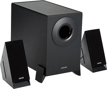 Edifier 2.1 Speaker System With Upward Angled Satellites M1360 Bk wired - Black