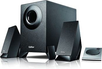 Edifier 2.1 Speaker System With Upward Angled Satellites M1360 Bk wired - Black