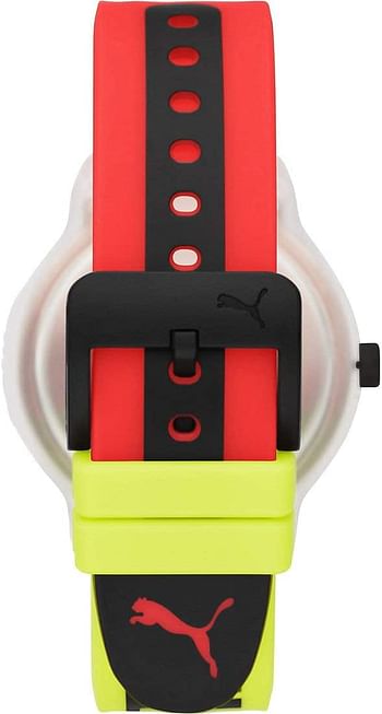 Puma Reset V2 Three-Hand Watch With Jump Cat Logo, Black