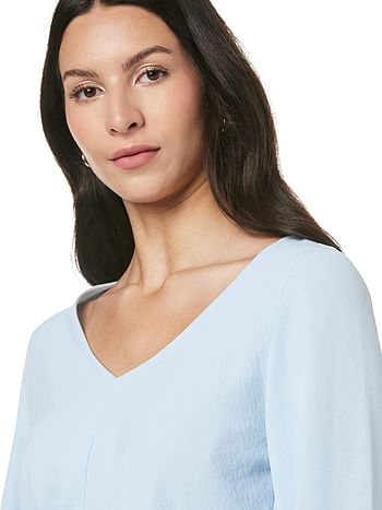 بلوزة اونلميت اوما بكم طويل للنساء من اونلي-/XS/Cashmere Blue