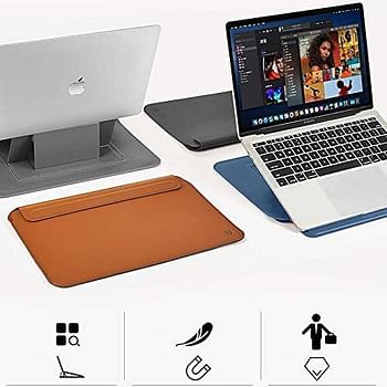 Wiwu Skin Pro Slim Stand Sleeve for 13" Laptops - Black