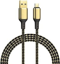 WIWU GD-102 USB To Micro 18K 20W Data Cable, Golden - 1.2m