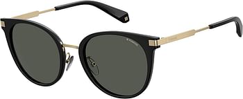 Polaroid Women's PLD6061/F/S Sunglasses (pack of 1) 54/Black