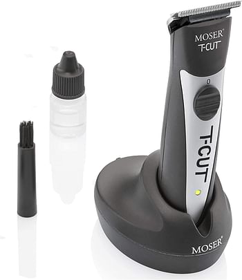 Moser 1591-0170, T-Cut Professional Cord/Cordless Trimmer With T-Blade (Pack of 1)