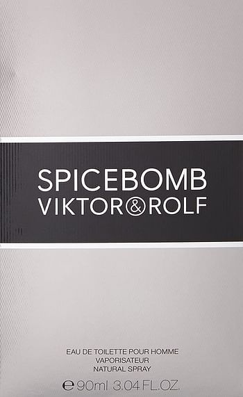 Viktor & Rolf Spicebomb Eau De Toilette Spray For Men, 90 Ml, Multi