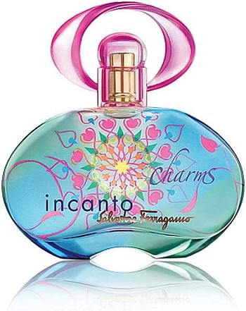 Salvatore Ferragamo Incanto Charms for Women -Eau de Toilette, 100 ML-