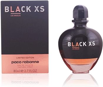 Paco Rabanne Black Xs Los Angeles Eau De Cologne For Women, 80 Ml